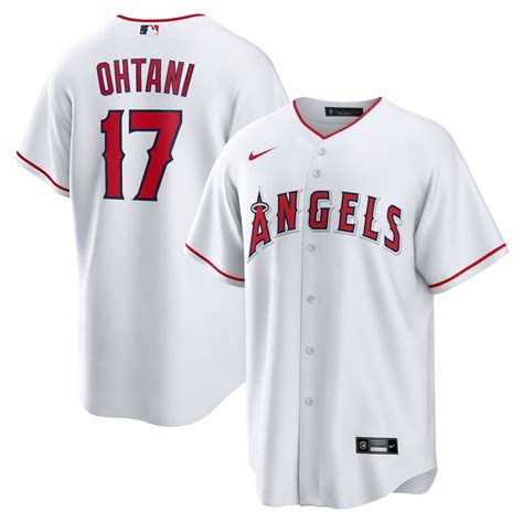 men's los angeles angels nike white home replica team jersey|angels nike jersey.